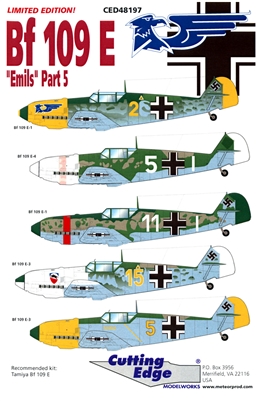 Cutting Edge CED48197 - Bf 109E "Emils", Part 5