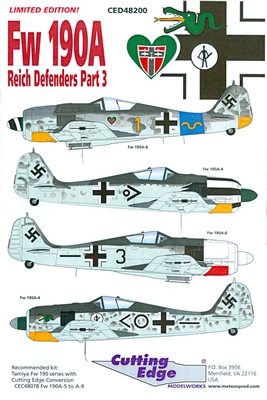 Cutting Edge CED48200 - Fw 190A Reich Defenders, Part 3
