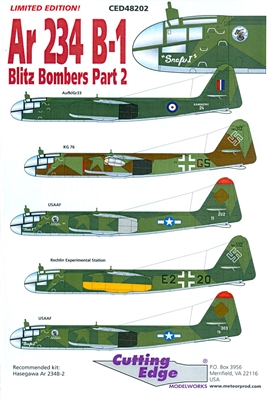 Cutting Edge CED48202 - Ar 234 B-1 Blitz Bombers, Part 2