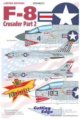 Cutting Edge CED48211 - F-8 Crusader, Part 2