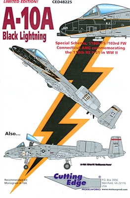 Cutting Edge CED48225 - A-10A Black Lightning