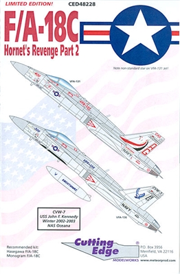 Cutting Edge CED48228 - F/A-18C Hornet's Revenge Part 2
