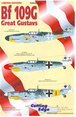 Cutting Edge CED48234 - Bf 109G Great Gustavs