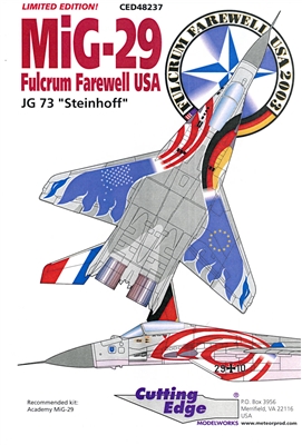 Cutting Edge CED48237 - MiG-29 Fulcrum Farewell USA, JG 73 "Steinhoff"