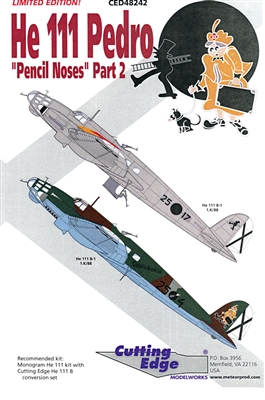 Cutting Edge CED48242 - He 111 Pedro "Pencil Noses", Part 2