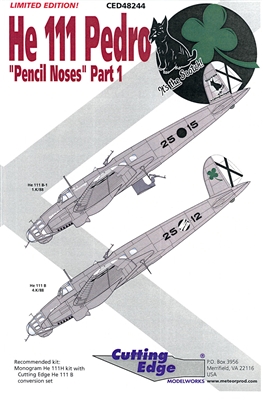 Cutting Edge CED48244 - He 111 Pedro "Pencil Noses", Part 3
