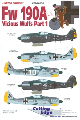 Cutting Edge CED48250 - Fw 190A Vicious Wulfs, Part 1