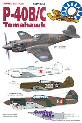 Cutting Edge CED48255 - P-40B/C Tomahawk