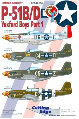 Cutting Edge CED48280 - P-51B/D Yoxford Boys, Part 1