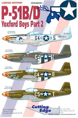 Cutting Edge CED48281 - P-51B/D Yoxford Boys, Part 2