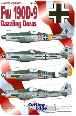 Cutting Edge CED48285 - Fw 190D-9 Dazzling Doras