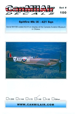 CanMilAir 100 - Spitfire Mk IX - 421 Sqn