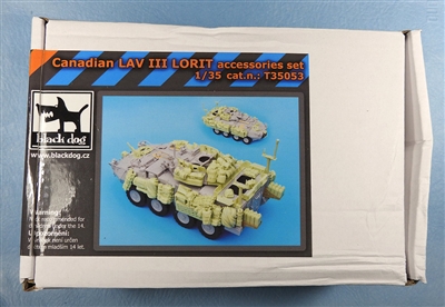 Black Dog T35053 - Canadian LAV III Lorit Accessories Set (Damaged Box & Contents)