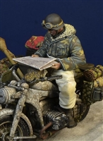 D-Day 35184 - Waffen SS Motorcycle Driver, Hungary, Winter 1945