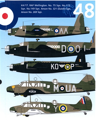 Kits at War K4/17 - RAF Wellington & Anson