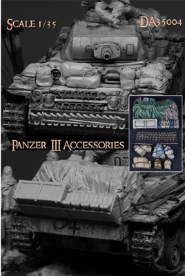 Darius Miniatures DA35004 - Panzer III Accessories