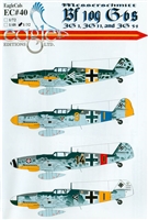 EagleCals EC#32-040 - Messerschmitt Bf 109 G-6s (JG 1, JG 11, JG 54)
