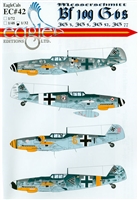 EagleCals EC#32-042 - Messerschmitt Bf 109 G-6s (JG 3, JG 5, JG 52, JG 77)