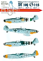 EagleCals EC#32-043 - Messerschmitt Bf 109 G-14s (JG 4, JG 52, JG 77)