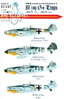 EagleCals EC#32-047 - Messerschmitt Bf 109 G-6 Trops (JG 27, JG 51)