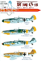 EagleCals EC#32-048 - Messerschmitt Bf 109 G-4s  (JG 27, JG 52, JG 53)