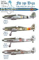 EagleCals EC#32-061 - Fw 190 D-9s (I./Erg. KG(J), JG 6, JG 26, JG 301)