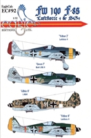 EagleCals EC#32-092 - Fw 190 F-8s (Luftlotte 4 & SG 4)