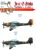 EagleCals EC#32-098 - Ju 87 G Stuka (Luftlotte 4, I./SG 2)