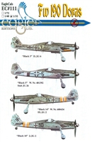 EagleCals EC#32-111 - Fw 190 Doras (Black 3...)