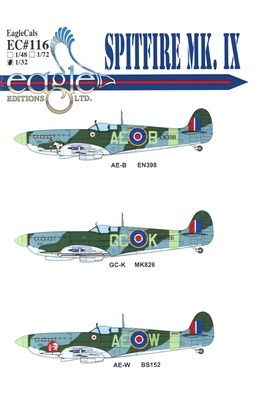 EagleCals EC#32-116 - Spitfire Mk IX, Part 3