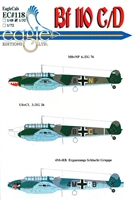 EagleCals EC#32-118 - Bf 110 C/D