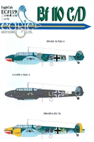 EagleCals EC#32-119 - Bf 110 C/D