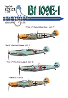 EagleCals EC#32-121 - Bf 109E-1 (White 13...)