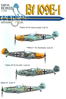 EagleCals EC#32-122 - Bf 109E-1 (Yellow 12...)