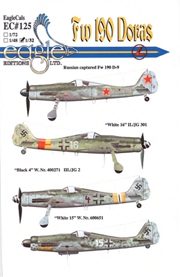EagleCals EC#32-125 - Fw 190 Doras (Russian Captured...)