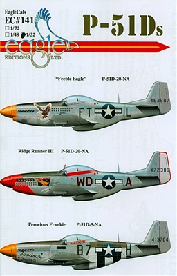 EagleCals EC#32-141 - P-51Ds (Feeble Eagle...)