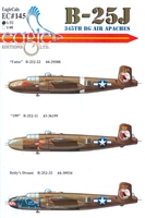 EagleCals EC#32-145 - B-25J Mitchells (345th BG Air Apaches)
