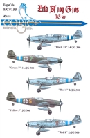 EagleCals EC#32-155 - Erla Bf 109 G-10s, JG 300