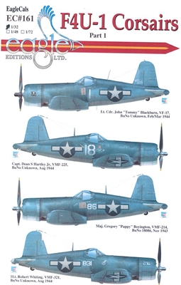 EagleCals EC#32-161 - F4U-1 Corsairs, Part 1