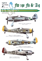 EagleCals EC#32-166 - Fw 190 Fs & A-9