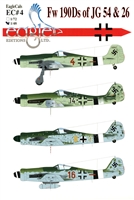 EagleCals EC#48-004 - Fw 190Ds of JG 54 & 26