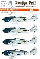 EagleCals EC#48-008 - Sturmjager Part 2:  Sturmgruppe Udet Fw 190A-8's