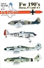 EagleCals EC#48-010 - Fw 190's, Doras, F's and A's