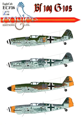 EagleCals EC#48-016 - Bf 109 G-10s