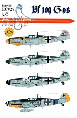 EagleCals EC#48-027 - Bf 109 G-6s