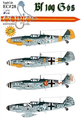 EagleCals EC#48-028 - Bf 109 G-6s