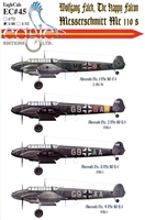 EagleCals EC#48-045 - Wolfgang Falck, The Happy Falcon (Messerschmitt Me 110s