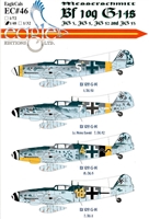 EagleCals EC#48-046 - Messerschmitt Bf 109 G-14s (JG 3, JG 5, JG 52 & JG 53)