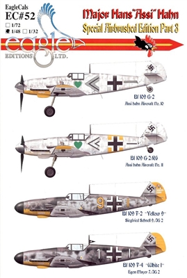 EagleCals EC#48-052 - Major Hans "Assi" Hahn, Special Airbrushed Edition Part 3