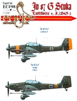 EagleCals EC#48-098 - Ju 87 G Stuka (Luftflotte 4, J./SG 2)